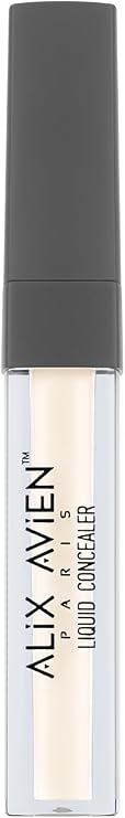 ALIX AVIEN Liquid Under Eye Closer - Light Skin Neutral Skin Undertones - Liquid Concealer 101 Light Ivory