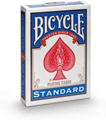 Bicycle Brand Invisible Deck - Famous Magic Card Trick - Includes Cipher Card Bag (Blue)