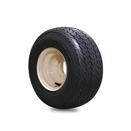 EZGO 18x8.50-8 Hole-N-One Kenda Tire with Tan Wheel Assembly