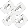 4Pcs Shade Lift Handles Compatible with Graber Bali Cordless Mini Blinds and Cellular Shades Made After 2015, Clear Plastic Pulls Fit 3/4" Pleat Cordless Honeycomb Blinds