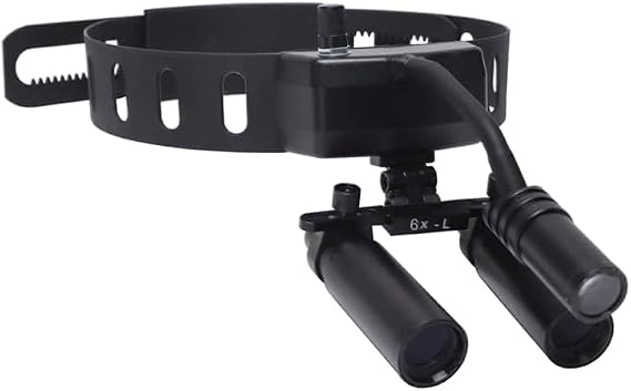 5W High Intensity Brightness Adjustable Headband Headlamp DY-005 with 6X-L Magnifying Loupes