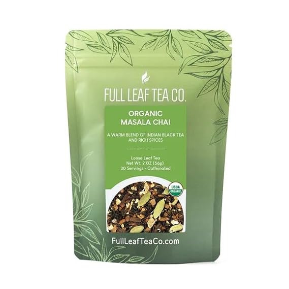 Organic Masala Chai - 2oz Bag (Approx. 30 Servings) | Full Leaf Tea Co.