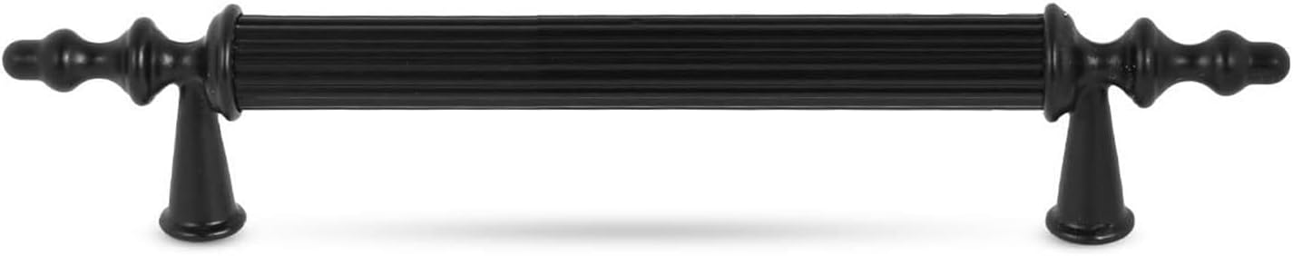 Badem10 10PCS Polavit Drawer Kitchen Cabinet Cover Handle Handle 96mm Black Hard Plastic Handle