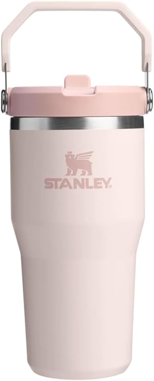 Stanley Iceflow™ Flip Straw Tumbler Pipetli Termos Rose Quartz | 0.60 L