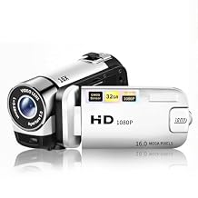 Diyeeni 1080P Digital Camera for Photography, 16MP Vlogging Camera 16X Digital Zoom Digital Camera with 2.4in 360 Flip Screen, Compact Travel Camera for Teens Adult Beginner Kids (White)