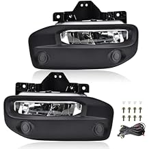Premium LED Fog Light Assemblies For Ram 2500/3500 2019-2023 Dodge, Upgrade Replacement Fog Lamp Assembly Kit Black, Easy Plug-and-Play Anti-fog, 6000K White IP67 DC 12V, 2Pcs