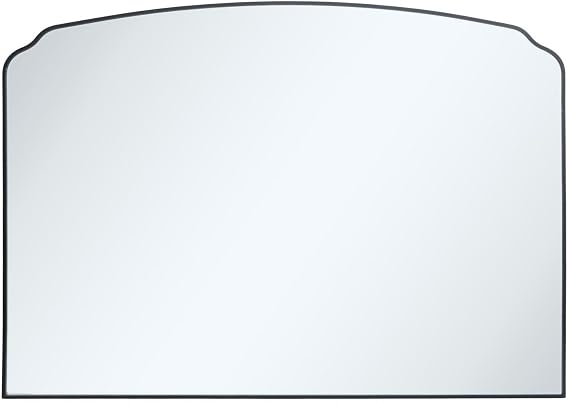 Hobby Lobby Black Modern Metal Mantel Framed Mirror, 30" x 42"