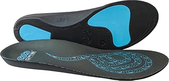 Plantar Fasciitis Orthotic Insoles Arch Support Shoe Boot Inserts Women Men Insole Flat Feet Insert ORTHO ACTIVE Series, X-Large 11-12.5, Grey