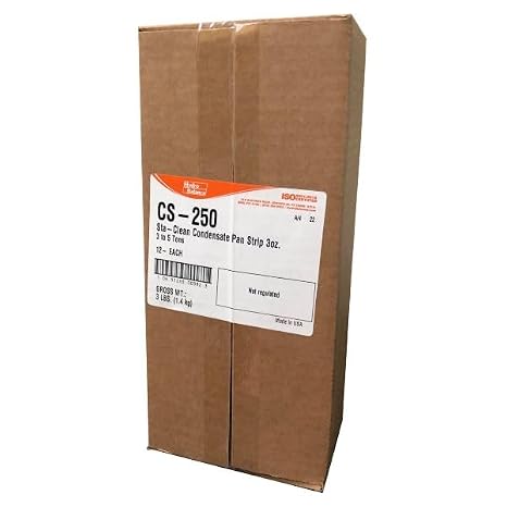 Pack of (12) Hydro Balance CS-250 Condensate Drain Treatment, Treats 3 to 5 Ton Units