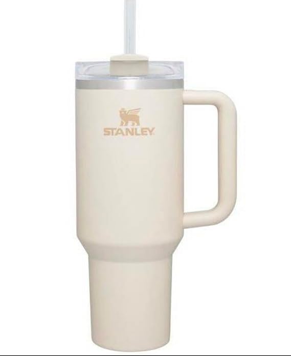 STANLEY 40 oz Stainless Steel H2.0 Flowstate Quencher Tumbler - Hearth & HandTM with Magnolia (Best Beige) RARE