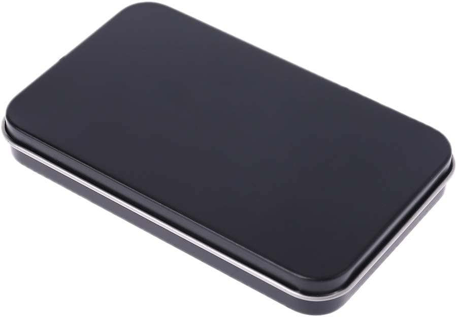 Buwei Organizer Case Small Metal Tinplate Can Storage Box For Makeup Double Eyelid Sticker Money Coin Key