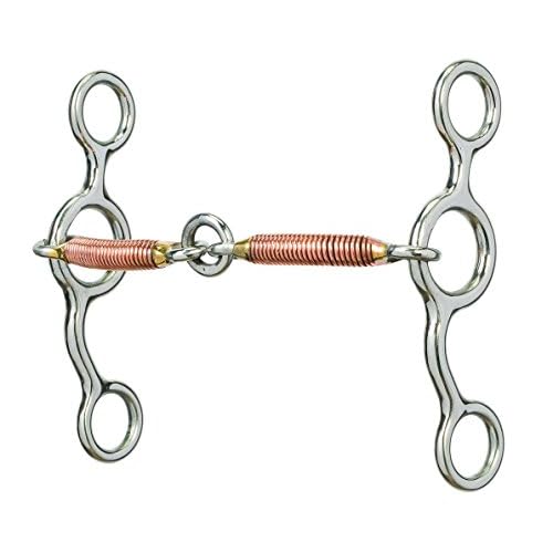 Weaver Leather All Purpose Bit with 5 Sweet Iron Copper Wire Mouth with Center Ring