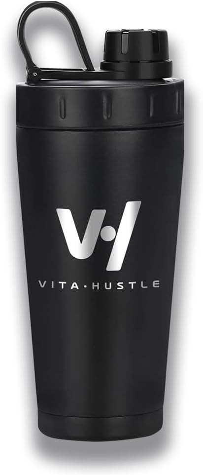 Stainless Steel Shaker Bottle | 20 OZ by VitaHustle
