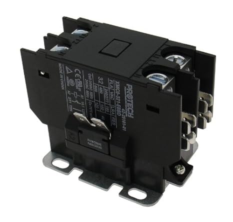 OEM Replacement for Ruud Single Pole / 1 Pole 30 Amp 24V Coil Condenser Contactor 42-25101-01 | Direct Replacement