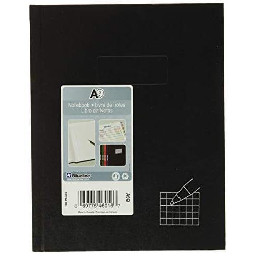 Blueline Business Notebook, 4 x 4 Quad Ruled, 9.25 x 7.25, 192 Pages A9Q