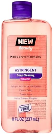E'quates Beauty Oil-Free Deep Cleaning Treatment, Paraben Free, for Oily Skin, Pore Reducing, 8 fl oz, 1 Pack