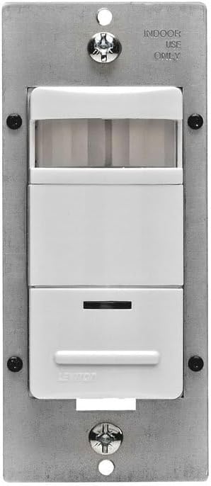 Leviton Occupancy Sensor/Vacancy Sensor, App configurable, 120-277VAC, Commercial Grade, No Neutral Required, White