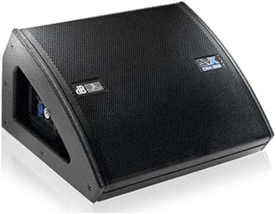dB Technologies DVX DM28HP 2-Way Active Stage Monitor, 70-19000Hz Frequency Response, 500W RMS LF Amp, Single
