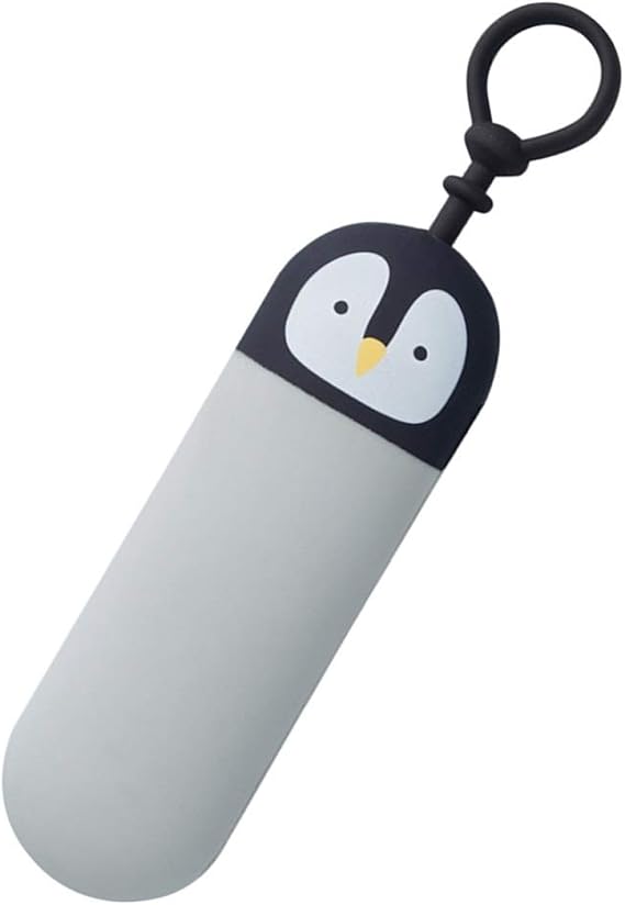 Lihit Lab A7785-10 Slim Key Case, Penguin