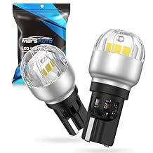 Marsauto 912 921 LED Bulbs for Backup Reverse Light, 300% Brighter T15 906 904 W16W T15 CANBUS Error Free Bulb with 3020SMD Chip, Non-polarity, 6000K Xenon White, Pack of 2