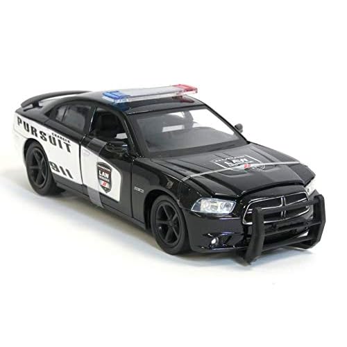 New Ray Dodge Charger Pursuit Diecast Police Car 124 Scale