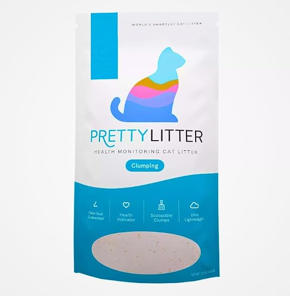 Pretty-Litter Health Monitoring Clumping Cat Litter - 10 lb - Unscented (Pack of 1)