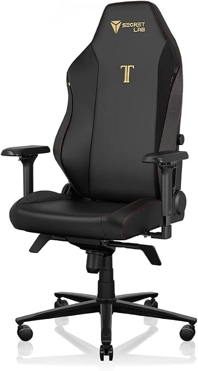 Secretlab TITAN Evo Stealth Gaming Chair Size R PU Leather Secretlab Desk Chair Office Chair Game Ergonomics 4D Armrest Gaming Furniture Adjustable Lumbar Support Gaming Chair Computer Chair