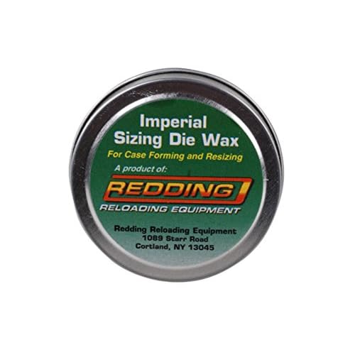 REDDING Imperial Sizing Die Wax for Case Forming and Resizing | Superior Performance, Ease of Application and Cleanup, 1-Pack 21022