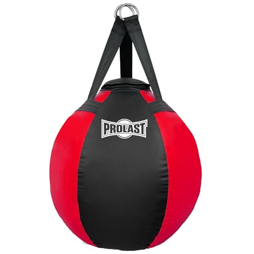 PROLAST Wrecking Ball Heavy Punching Bag for Adults, Hook and Uppercut, Body Snatcher, Boxing, MMA, Muay Thai, 65 lbs, Classic