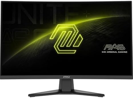 msi MAG 275CQF E18 27-inch 2560 x 1440 (QHD) Gaming Monitor, 180Hz, AMD FreeSync, HDR Ready, HDMI, VGA Port, VESA, Tilt, 0.5ms, Black