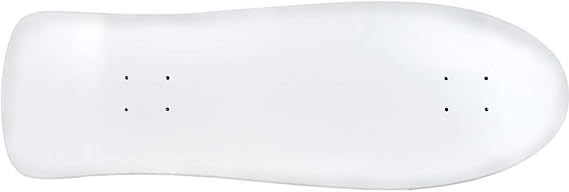 Moose Skateboards Old School 10 x 30in White Blank Deck