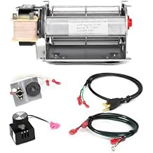 GFK21 GFK21A FK21 Fireplace Blower Fan Kit for Heatilator Gas Fireplaces - Ball Bearing, Energy Efficient Fireplace Blower Kit w/Power Cord, Rheostat & More - Easy to Install Home Heating Accessories