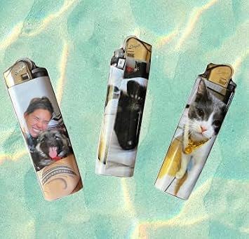 Personalized Lighters, Custom Standard Size Lighter Wrap, Lighter Photo Packs for Bic Pocket Lighters, Many Packs to Upload Photos (Lighter Not Included)