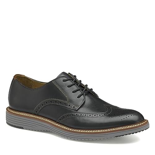 Johnston & Murphy Mens Upton Wingtip Dress Casual Shoe