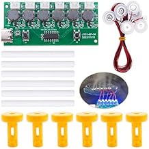 KOOBOOK 1Set Six-Spray Ultrasonic Humidifier Module DC5V Atomization Control Board for Gardens Aquariums and Plant Moisturizing Type-C Interface Mist Maker Driver Circuit Board