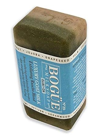 Handmade Bogue Goat Milk Soap-Juniper, Elemi,Vetiver & Soothing Cedarwood- No.29 Exfoliating Ojai Blend