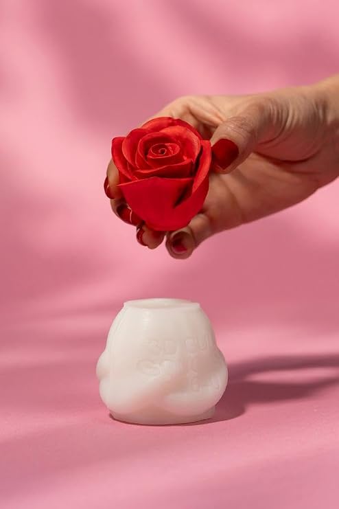 3D Gül Goncası Silikon Mum Kalıbı