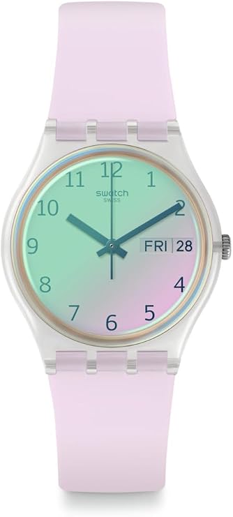 Swatch Gent Women's Watch Casual Polymer White Quartz Waterproof Ultrarose
