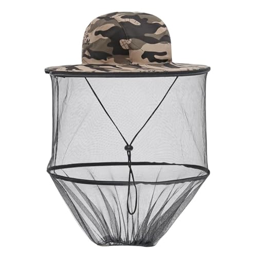 CozyCabin Head Net with Removable Mesh Hidden Netting, Design for Outdoor Fishing Gardening