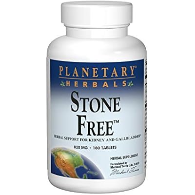 Planetary Herbals Stone Free 820 mg Herbal Support for Kidney and Gallbladder 180 Tablet