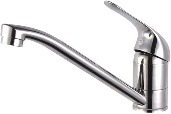 Eco Chrome Single Lever Kitchen Mixer Tap | Deck Mounted Sink