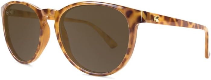 Knockaround Mai Tais Unisex Sunglasses With UV400 Protection, Blonde Tortoise Shell / Amber