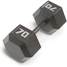 Marcy Cast Iron Hex Dumbbells Collection - Available size from 3-lb to 100-lb, SOLD INDIVIDUALLY