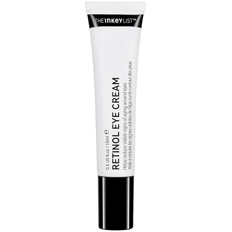The INKEY List Retinol Eye Cream 0.5 Fl Oz, Reduce Wrinkles and Fine Lines, Night Cream, Vegan Friendly, Suitable For All Skin Types