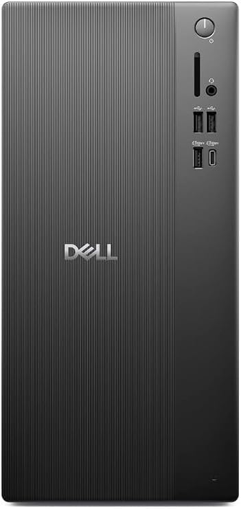 Dell Tower ECT1250 Core Ultra 5 225 Desktop PC 16GB Memory SSD 1TB Windows 11 Pro Black Spring 2025 Model