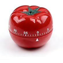 Kitchen Timers for Cooking in Charming Tomato Shape - No Battery Needed Mechanical Egg Timer with Loud Ring, 60-Minute Manual Wind Up Timer