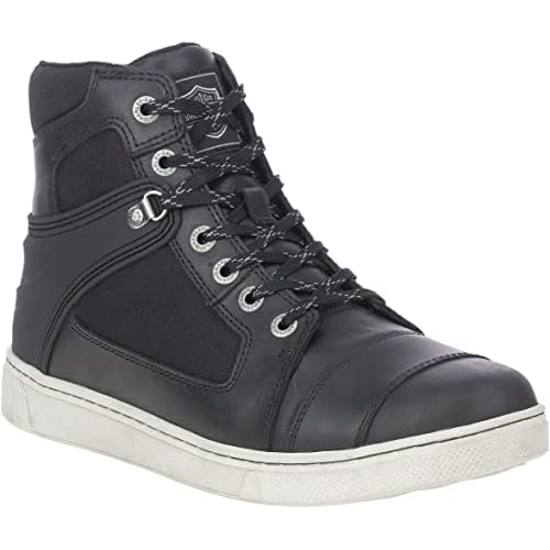 Harley-Davidson Mens Gilmore 5-Inch Black Motorcycle Riding Sneakers, D96177