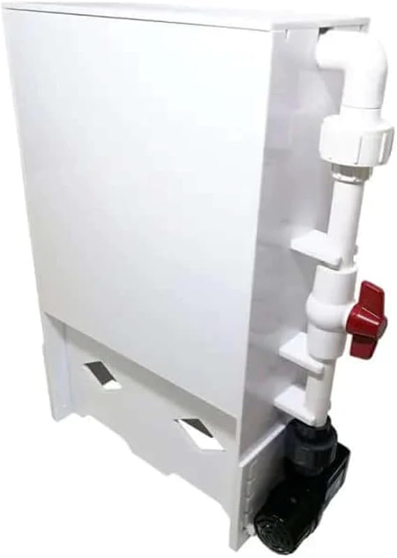 CoralVue IceCap Pro Turf Scrubber, Medium (IC-AGS-200PRO) - Aquarium Algae Scrubber, Plastic, White, Includes EVO-1000 Feed Pump