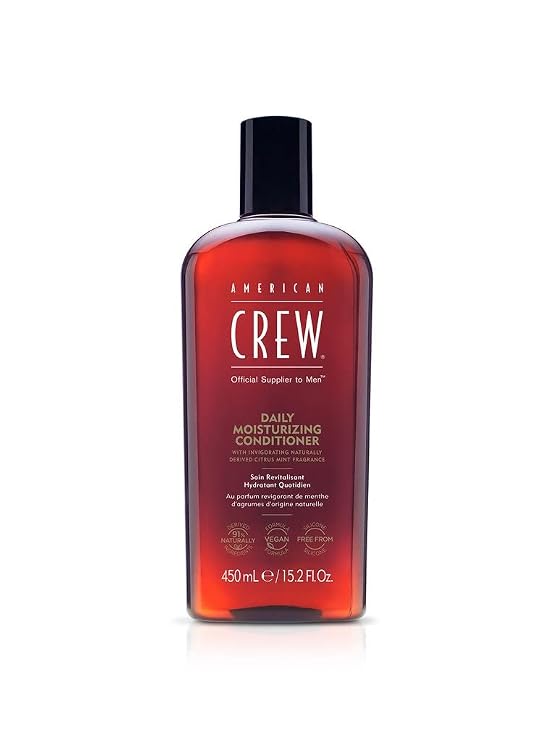 Men's Conditioner by American Crew, Daily Conditioner for Soft, Manageable Hair, 15.2 Oz