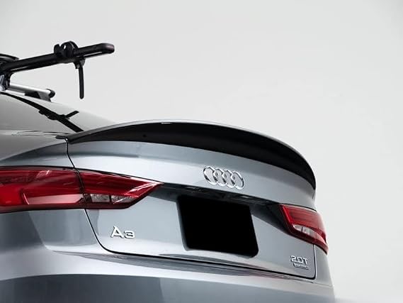 ECS Trunk Spoiler (Gloss Black) Compatible with Audi A3/S3/RS3